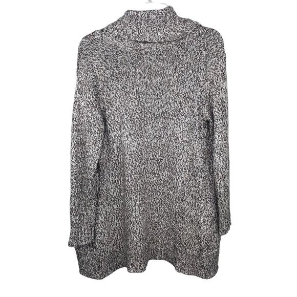 IZ Byer Tan Marled Knit Cardigan Sweater Chunky Knit Cozycore Large - Picture 4 of 7